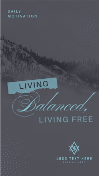 Living Balanced & Free Instagram Reel Preview