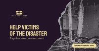 Disaster Relief Facebook Ad Design