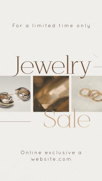 Luxurious Jewelry Sale Facebook Story Design