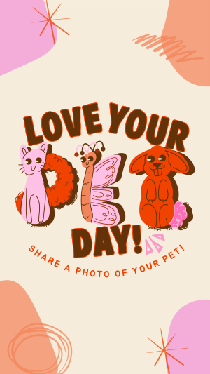 Share Your Pet Love Facebook story Image Preview