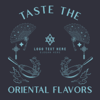 Elegant Oriental Restaurant T-shirt Preview