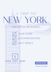 NY Travel Package Flyer Image Preview