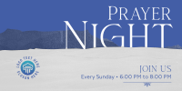 Prayer Night  Twitter post Image Preview