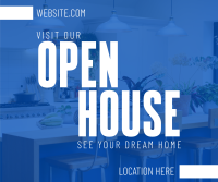 Minimalist Open House Facebook post Image Preview
