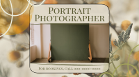 Modern Portrait Photographer Facebook event cover Image Preview
