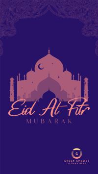 Starry Eid Al-Fitr TikTok Video Image Preview