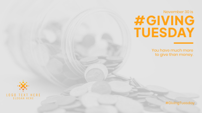 Giving Tuesday Coins Facebook event cover Image Preview