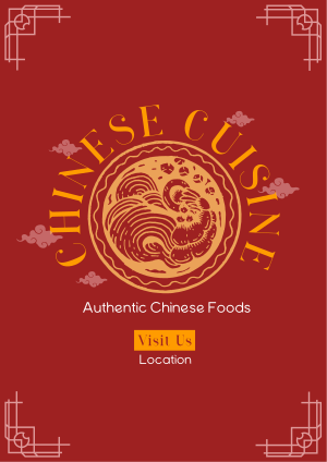 Authentic Chinese Cuisine Flyer Image Preview