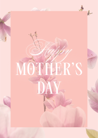 Mother's Day Pink Flowers Flyer Image Preview