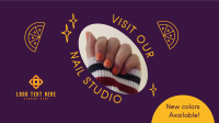 Visit Nail Studio Facebook Event Cover Design
