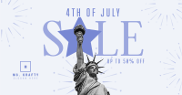 4th of July Sale Facebook ad Image Preview