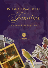 Renaissance Collage Day of Families Flyer Image Preview