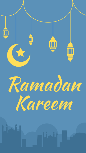 Ramadan Night Facebook story Image Preview