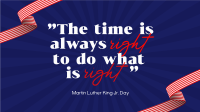 Martin Luther Quote Animation Image Preview