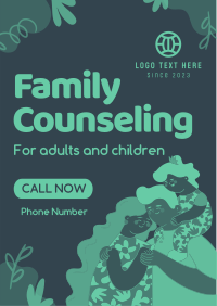 Quirky Family Counseling Service Flyer Image Preview