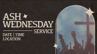Retro Ash Wednesday Service Animation Image Preview