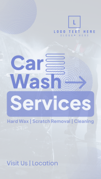 Unique Car Wash Service Facebook Story Design