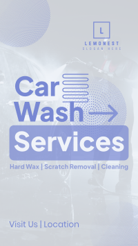 Unique Car Wash Service Facebook Story Image Preview