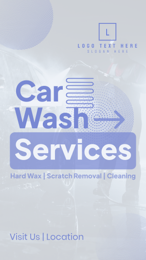 Unique Car Wash Service Facebook story Image Preview