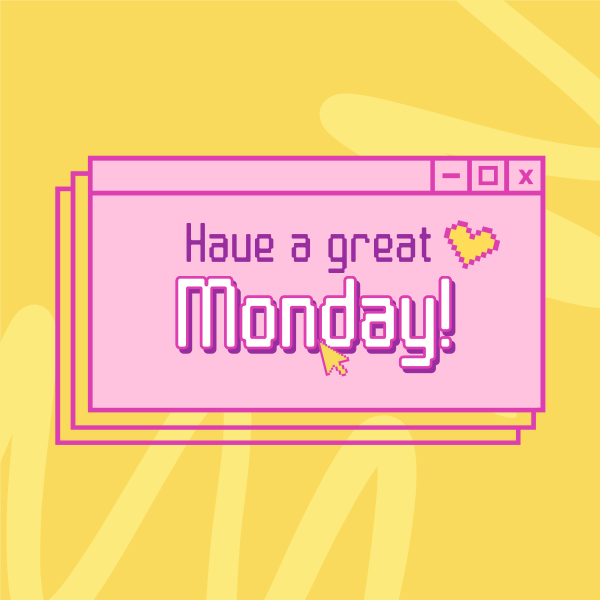 Cheers to Monday Instagram Post Design Image Preview