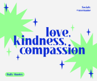 Love Kindness Compassion Facebook post Image Preview