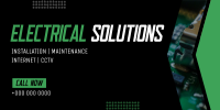 Electrical Solutions Twitter Post Design