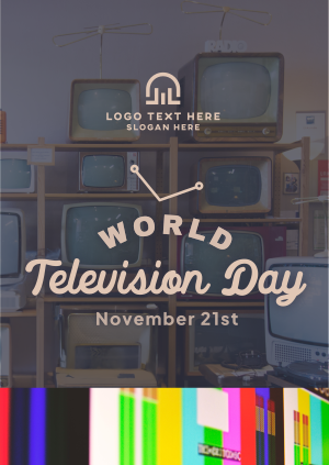 Rustic TV Day Poster Image Preview