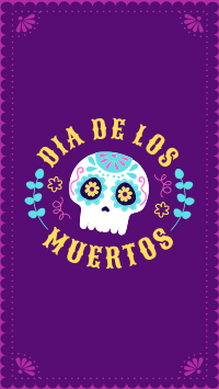 Day of The Dead Instagram story Image Preview