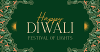 Elegant Diwali Frame Facebook Ad Design