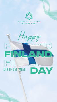 Simple Finland Indepence Day Instagram Story Design