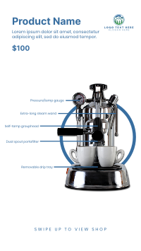 Coffee Maker Instagram story Image Preview