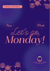 Monday Goals Motivation Flyer Design