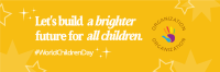 Starry Children's Day Twitter Header Design