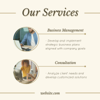 Services for Business Instagram Post Design
