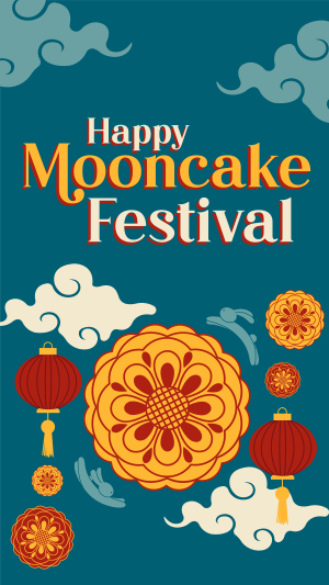 Happy Mooncake Festival Facebook story Image Preview