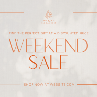 Minimalist Weekend Sale Instagram post Image Preview