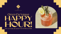 Cinco De Mayo Happy Hour Facebook event cover Image Preview