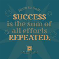 All Efforts Repeated Instagram Post Design