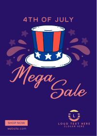 Festive Sale for 4th of July Flyer Image Preview