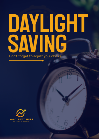 Daylight Saving Reminder Flyer Image Preview