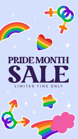 Pride Day Flash Sale Facebook story Image Preview