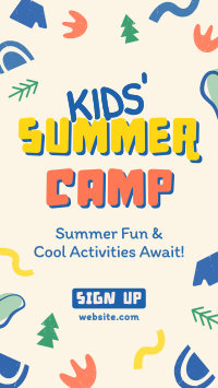 Quirky Summer Camp Instagram Reel Image Preview