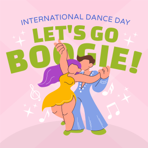 Lets Dance in International Dance Day Instagram post Image Preview