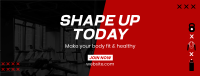 Shape Up Facebook cover Image Preview