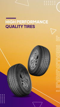 High Quality Tires Facebook story Image Preview