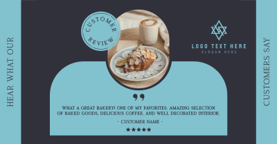 Pastries Customer Review Facebook ad Image Preview
