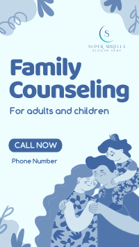 Quirky Family Counseling Service Facebook Story Image Preview