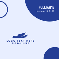 Airplane Wings Business Card Design