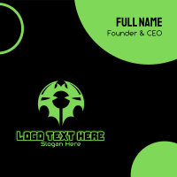 Gaming Bat Shuriken  Business Card Design