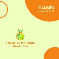 Fruit Chart Business Card Design